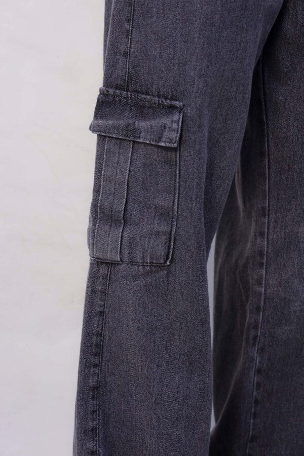 Calça Jeans Cargo Estonada - Imagem 3
