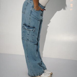 Calça Jeans Cargo Tradicional