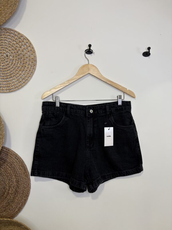 Shorts Jeans Preto Ananda - Imagem 4
