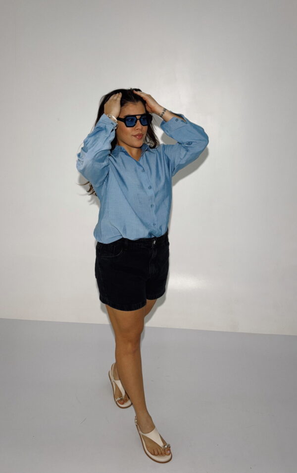 Shorts Jeans Preto Ananda - Imagem 8